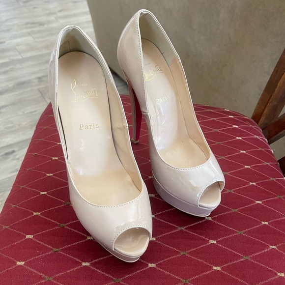 Christian Louboutin Peeptoe Heels - Picture 4 of 9